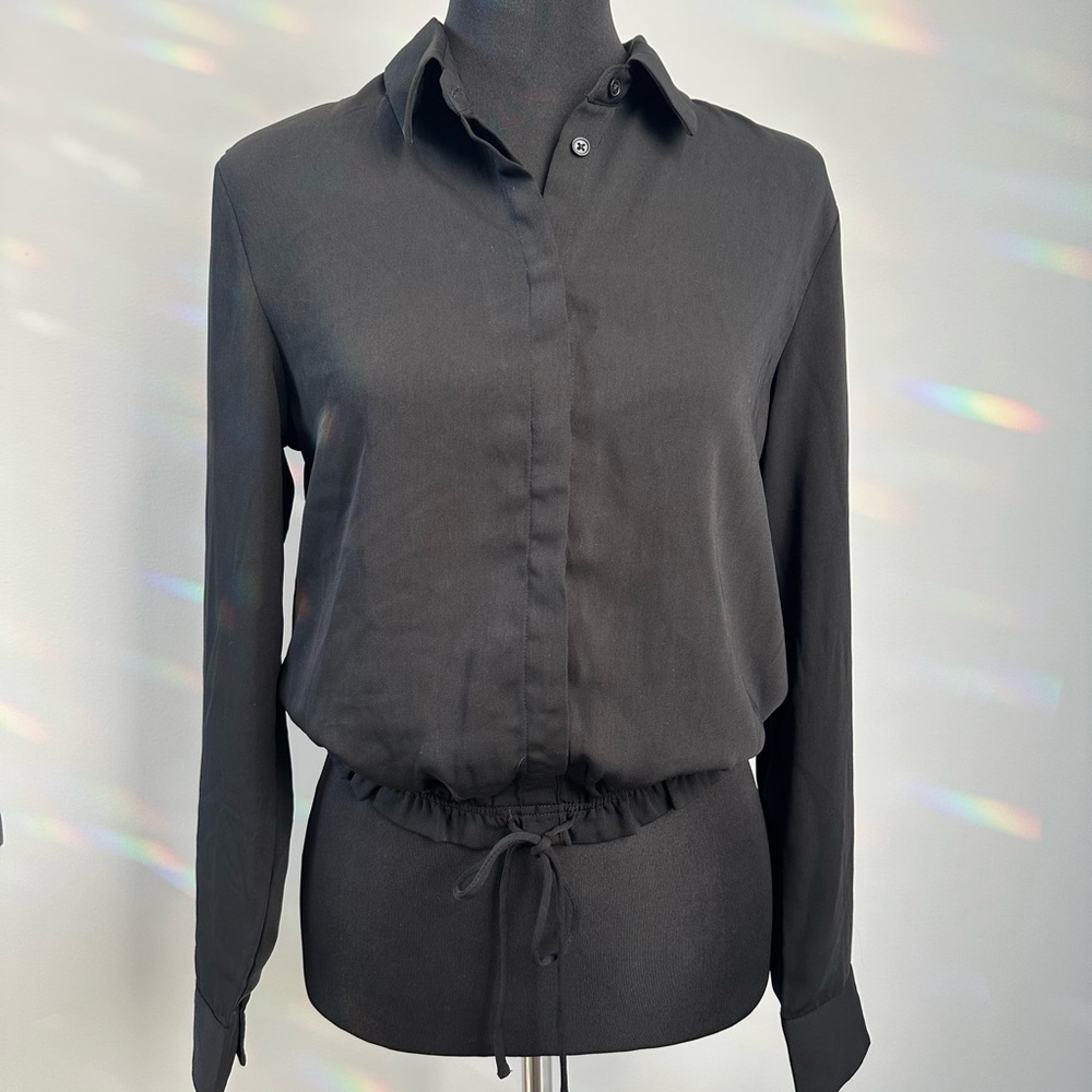 Dynamite Black Button Down Shirt